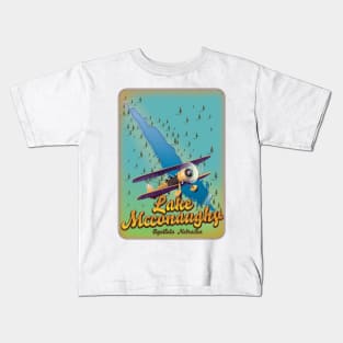 lake McConaughy Retro map Kids T-Shirt